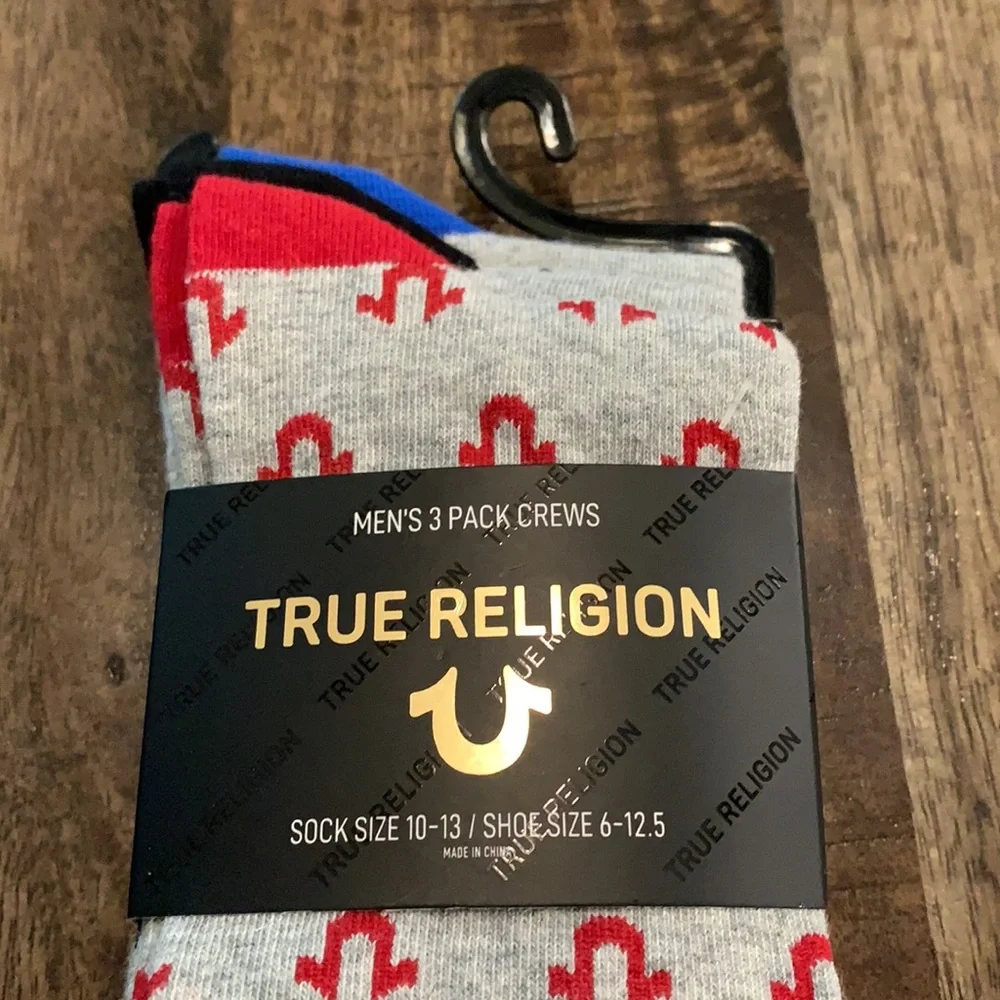 True Religion Crew Socks